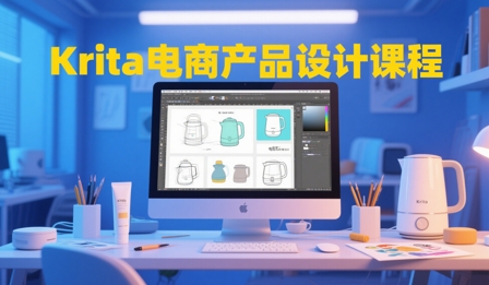 大梦老师·Krita电商产品设计课程-ai轻创