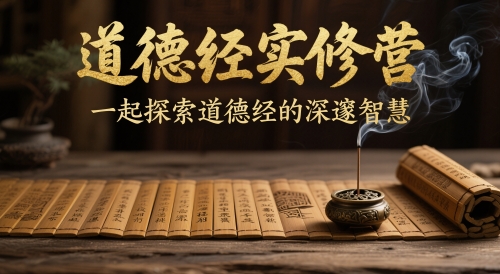道德经实修营，一起探索道德经的深邃智慧-ai轻创