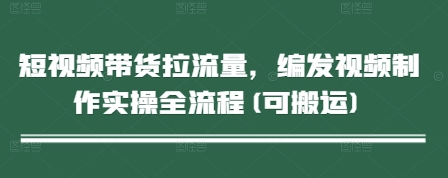 短视频带货拉流量，编发视频制作实操全流程(可搬运)-ai轻创