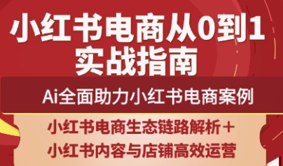 天诺老吴·2025小红书电商全链路运营-ai轻创