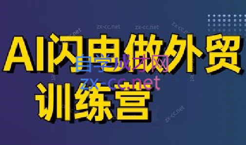 大卫·AI闪电做外贸训练营(更新4月)-ai轻创