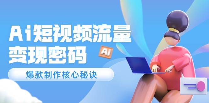 Ai短视频流量密码，爆款制作核心秘诀，120万案例深度解析-ai轻创